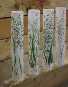 grass vases